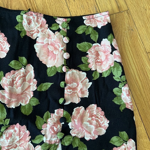 Reformation Peony Rose Print Fran Rosalia Skirt - Picture 4 of 7